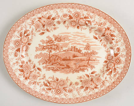 Woodland Brown 9" Oval Serving Platter