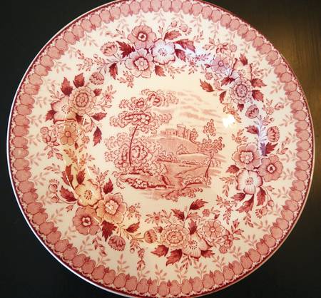 Woodland Pink Salad Plate