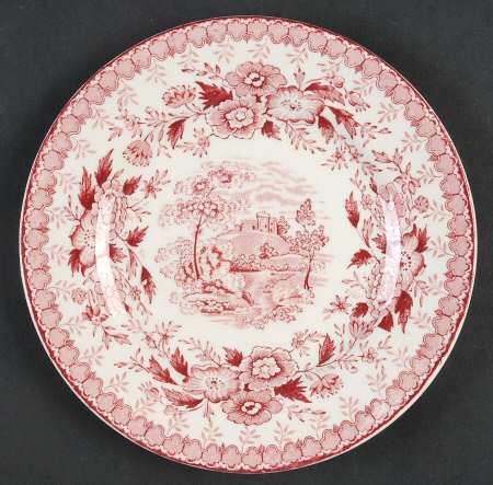 Woodland Pink Bread & Butter Plate