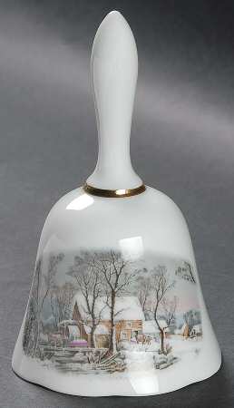 Currier & Ives (Scalloped) Bell