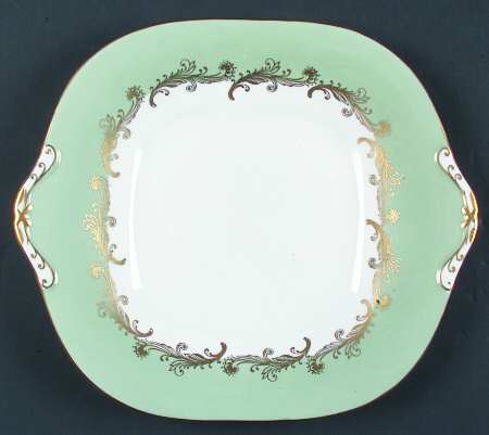 Sherwood Square Handled Cake Plate