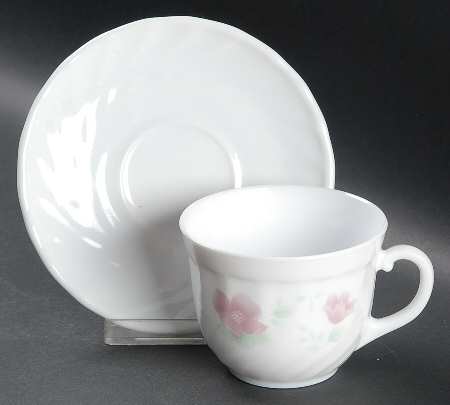 Floralies Flat Cup & Saucer Set