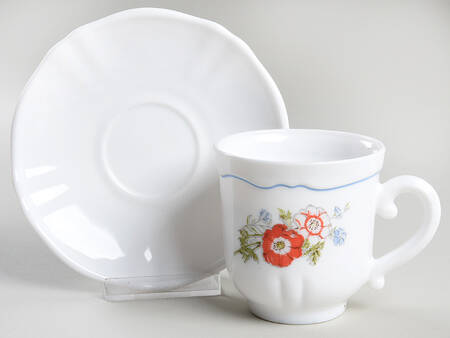 Paradise Footed Cup & Saucer Set
