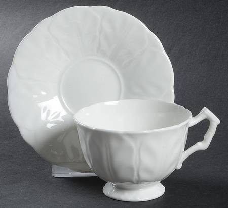 Crocus (Rim Shape) Footed Cup & Saucer Set