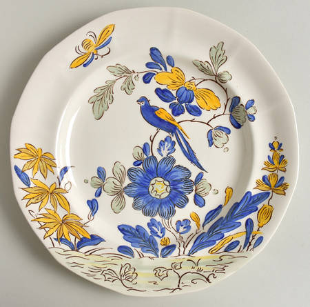 India Parrot Blue (Cream) by Adams China