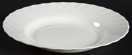 Trianon Ivory Rim Soup Bowl by Arcopal