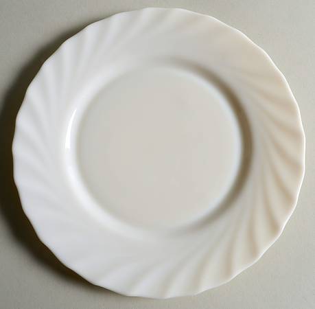 Trianon Ivory Salad Plate by Arcopal