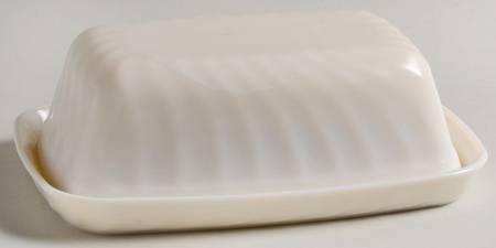 Trianon Ivory Small Rectangular Covered Butter