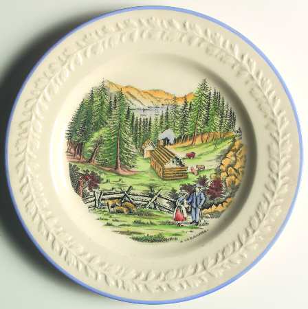 American Ways &amp; Days (Blue Trim) by Adams China