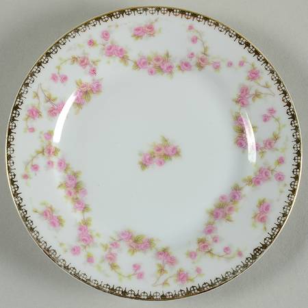 Bridal Rose (Smooth, Gold Edge) Bread & Butter Plate