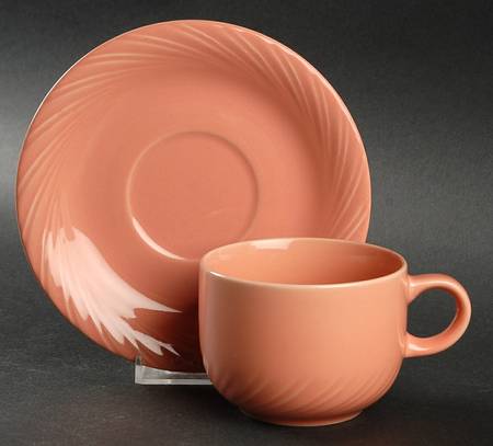Adobe Flat Cup & Saucer Set