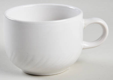 White Flat Cup
