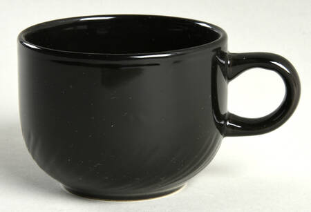 Black Flat Cup