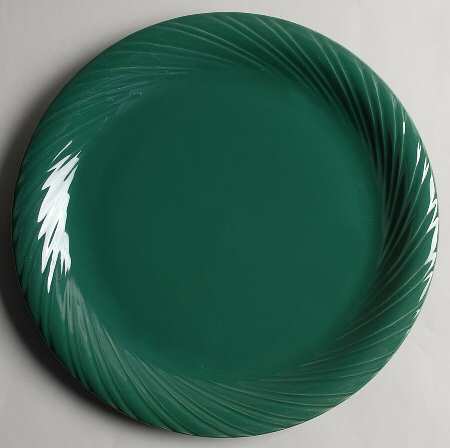 Hunter Green 12" Chop Plate (Round Platter)