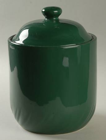 Hunter Green Extra Large Canister & Lid