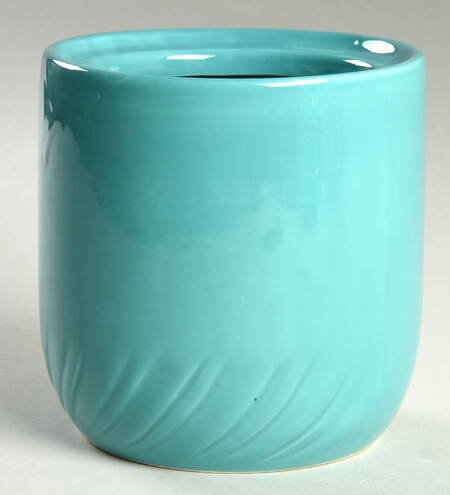 Teal Turquoise Coffee Canister No Lid