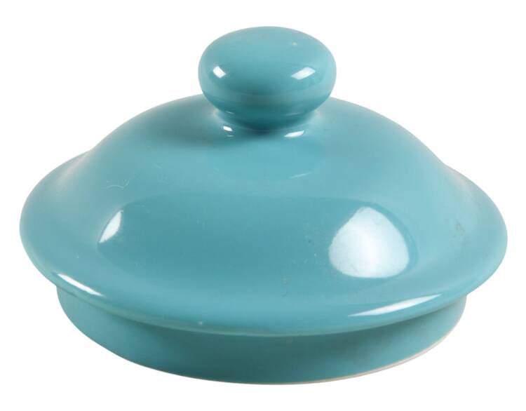 Teal Turquoise Lid for Sugar Bowl