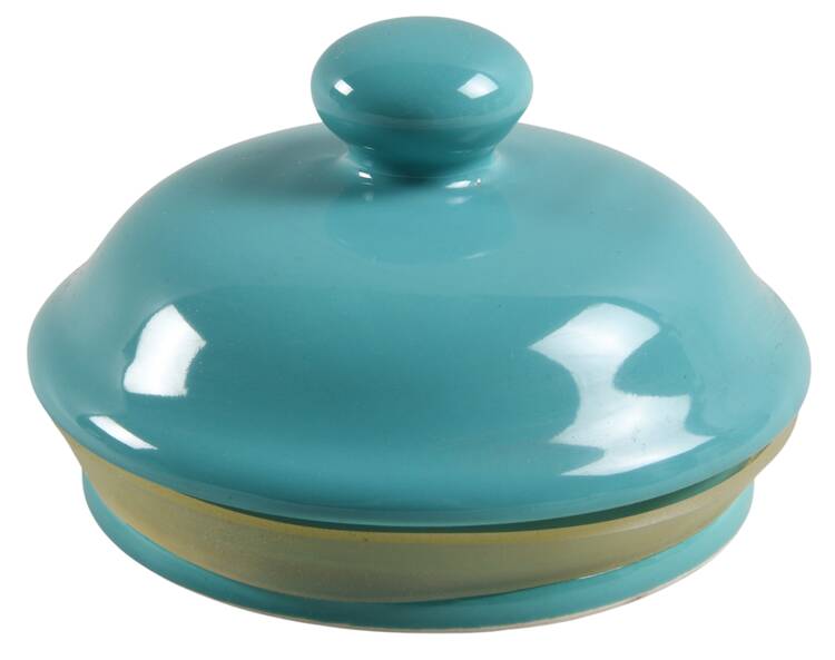 Teal Turquoise Lid for Sugar Canister