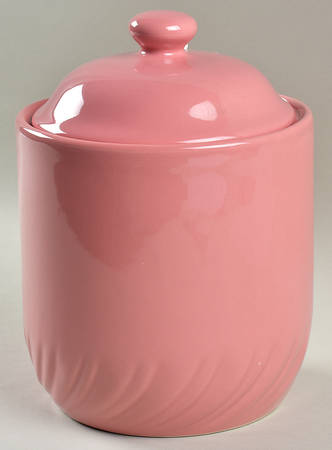 Pink Rose Extra Large Canister & Lid