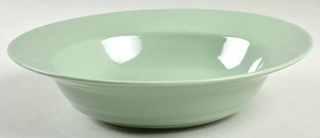 Willow Green Rim Soup Bowl