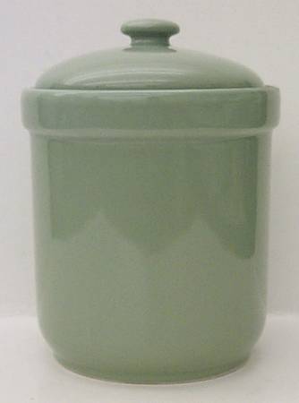 Willow Green Small Canister & Lid