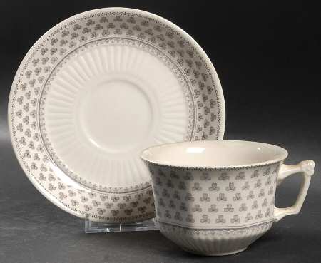 Adair Flat Cup & Saucer Set