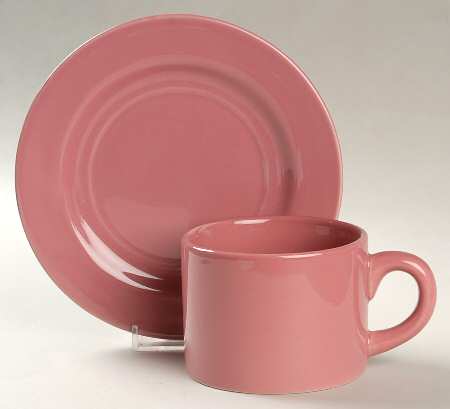 Berry Flat Cup & Saucer Set