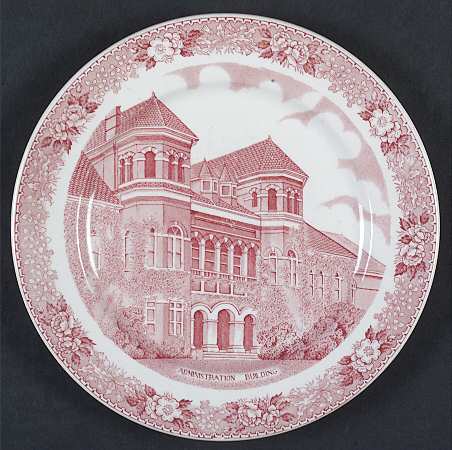 Womans College of NC (UNCG) Pink Dessert/Pie Plate