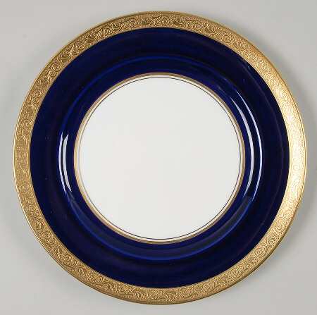 Helene Cobalt (Smooth) Salad Plate