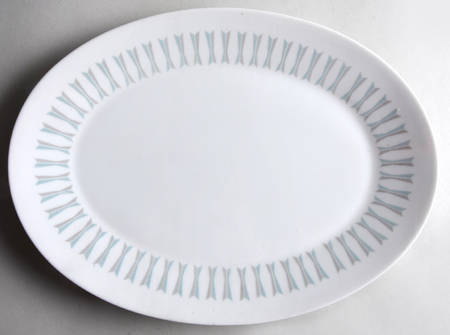 Blue Concerto 12" Oval Serving Platter