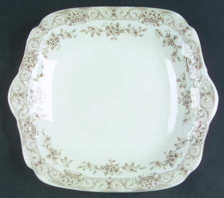 Elite Square Handled Cake Plate