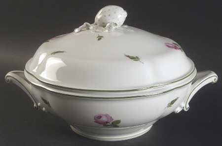 Vienna Rose Round Covered Vegetable