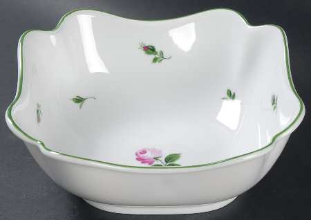 Vienna Rose 8" Square Vegetable Bowl