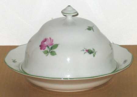 Vienna Rose Round Covered Butter