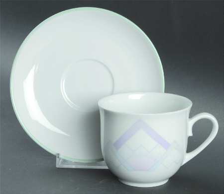 ATD1 Flat Cup & Saucer Set