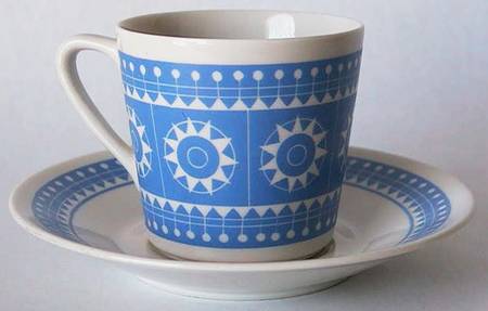 ARA56B Flat Cup & Saucer Set