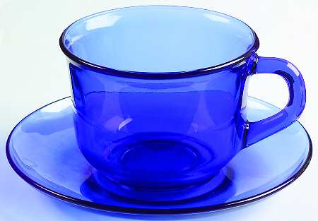 Saphir Flat Cup & Saucer Set