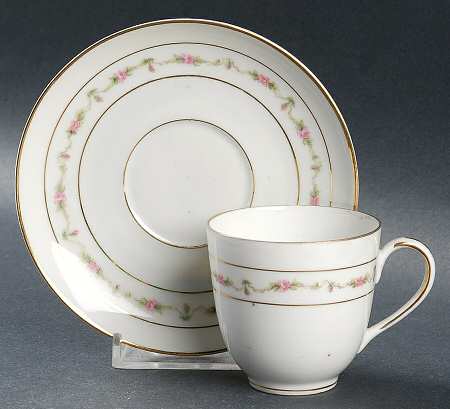 9989 Flat Demitasse Cup & Saucer Set