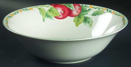 Country Fruit 10" Round Vegetable Bowl
