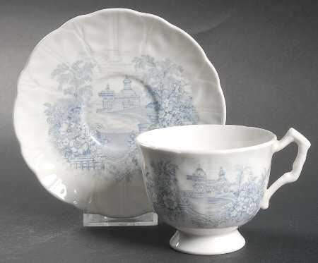 AYN55 Footed Cup & Saucer Set by John  Aynsley & Sons