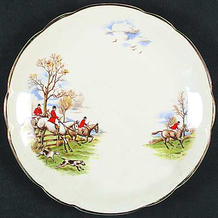 Tally Ho (Scalloped) Cookie Plate