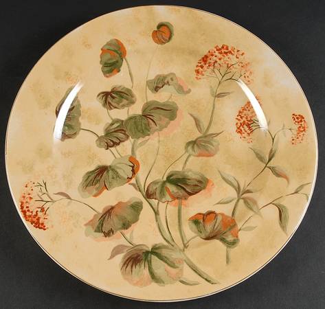 Asian Antique 12" Chop Plate (Round Platter)