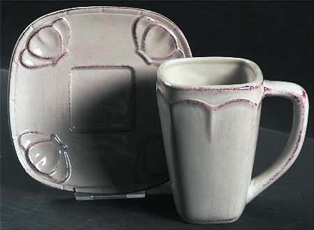 Tranquility Sage Mug & Saucer Set (Normal Mug)