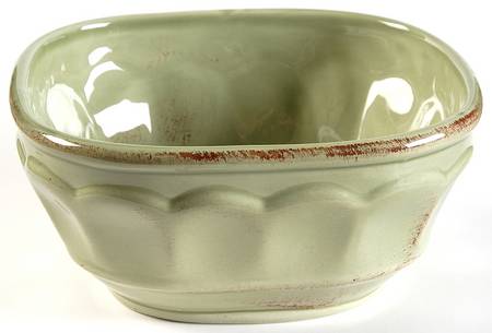 Tranquility Sage Square Soup Bowl
