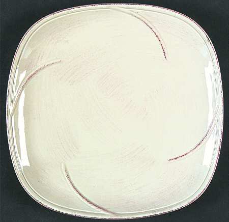 Tranquility Ivory Square Salad Plate