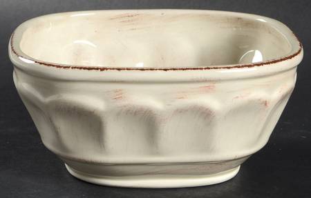 Tranquility Ivory Square Soup Bowl
