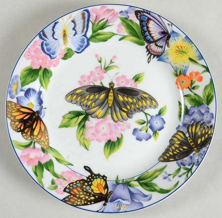 Butterfly Salad/Dessert Plate