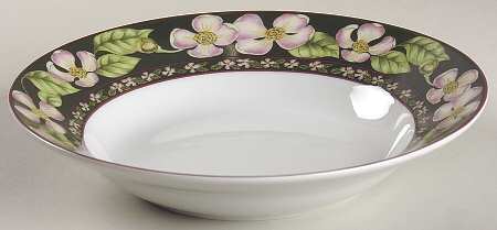 Dogwood Rim Soup Bowl by American Atelier