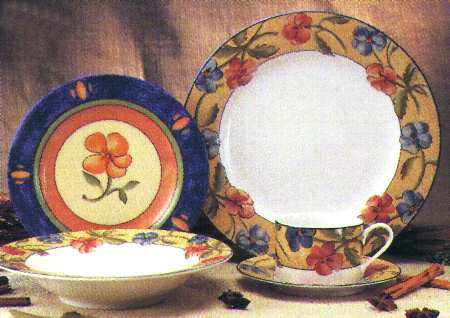 Floral Spice Dinner Plate