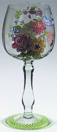 Floral Daze Glassware Goblet